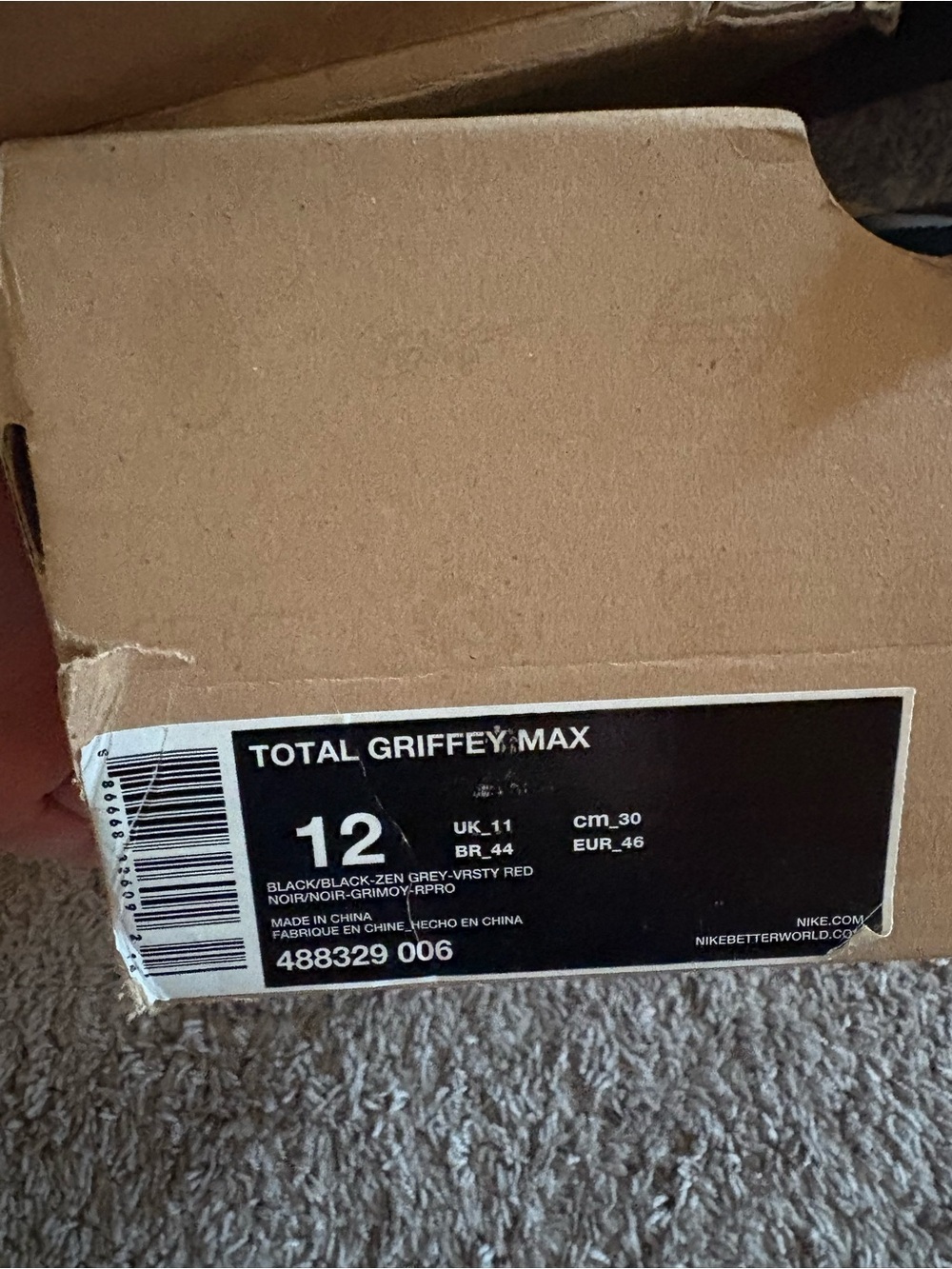 Nike Griffey Miamis size 12 - Picture 6 of 6
